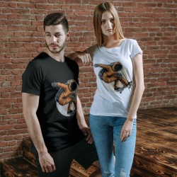 T-shirt skateboard space