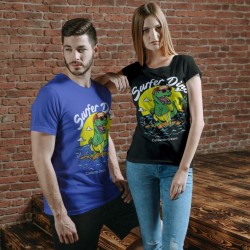 T-shirt surf dino