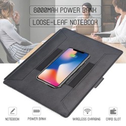 Bloc note a5 Personnalisé avec Power Bank