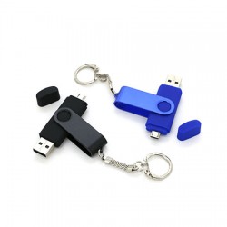 USB 8 GB ROTATIVE DOUBLE TETE
