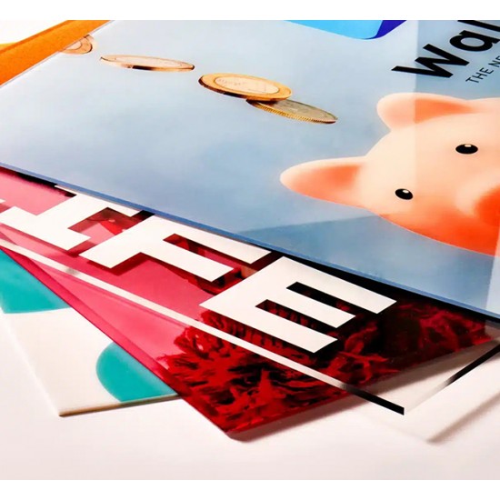 Impression uv sur plexiglas blanc Impression uv sur plexiglas blanc