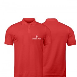 Polo Rouge manches courtes